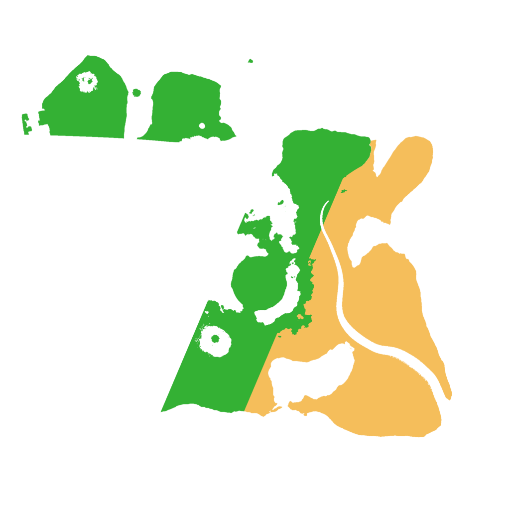 Biome Rust Map: Procedural Map, Size: 2500, Seed: 241551