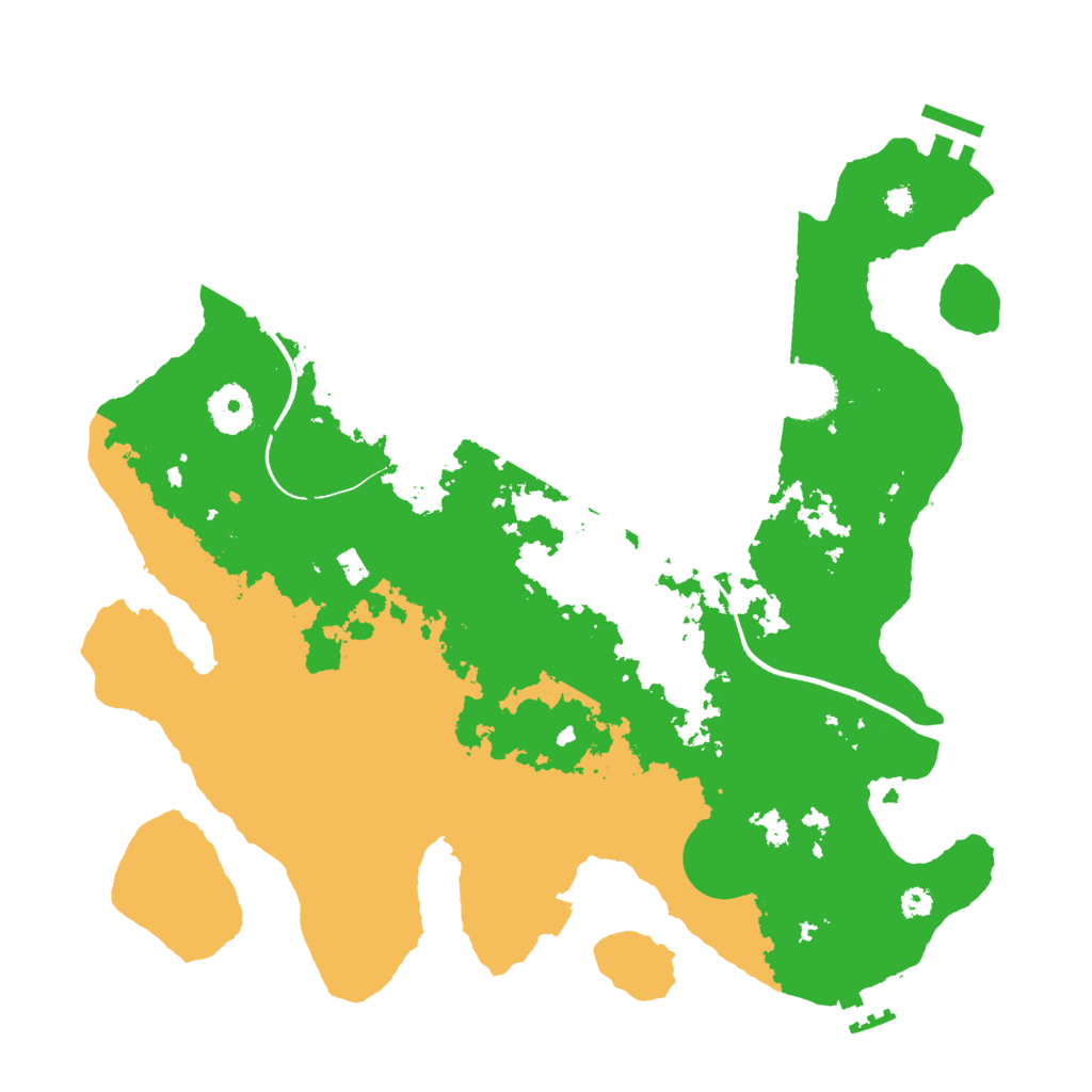 Biome Rust Map: Procedural Map, Size: 3500, Seed: 449330405