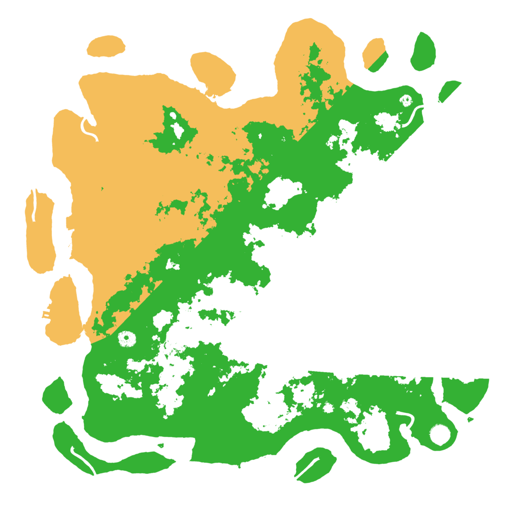 Biome Rust Map: Procedural Map, Size: 4500, Seed: 1663801526