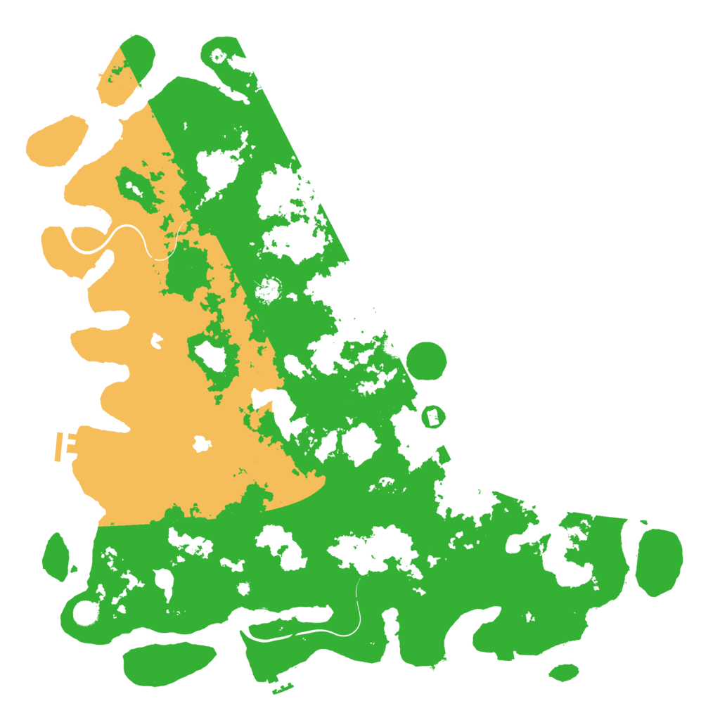 Biome Rust Map: Procedural Map, Size: 5000, Seed: 73420