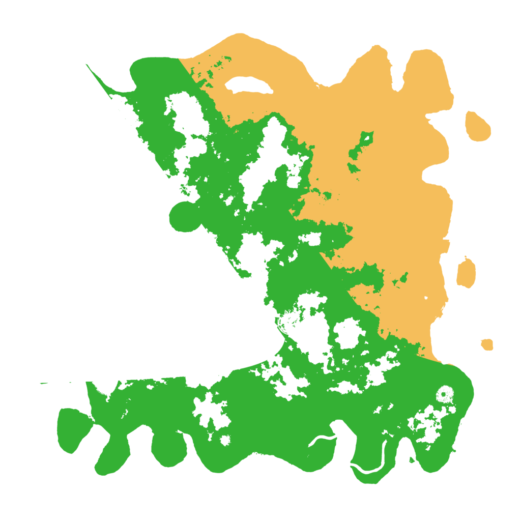 Biome Rust Map: Procedural Map, Size: 4500, Seed: 843863865