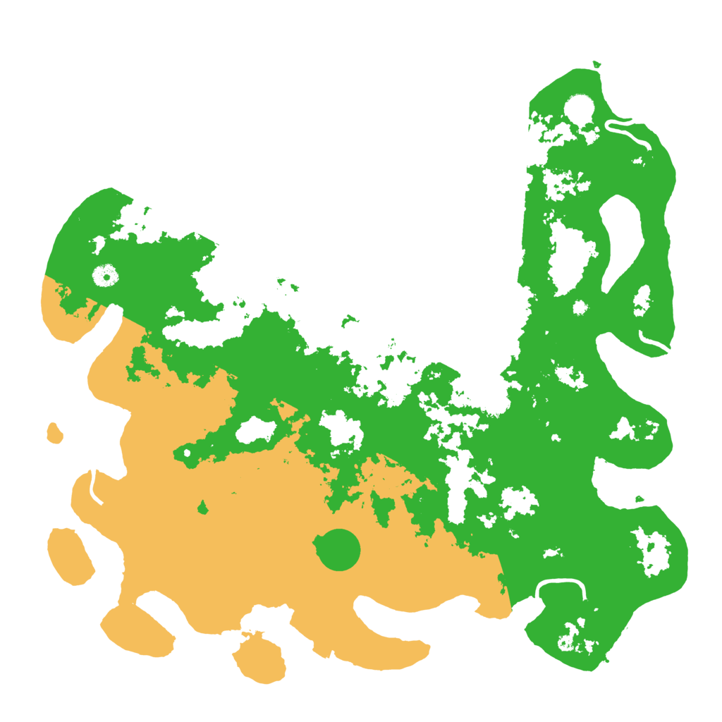 Biome Rust Map: Procedural Map, Size: 4500, Seed: 5078864