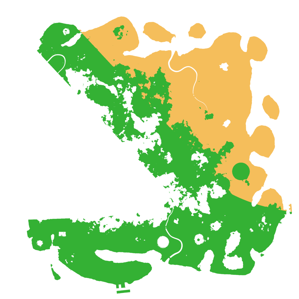 Biome Rust Map: Procedural Map, Size: 4500, Seed: 1911033919