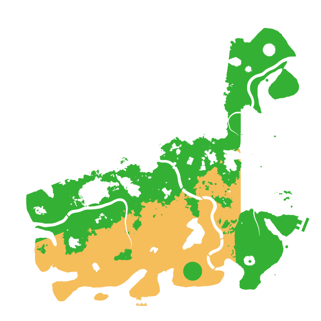 Biome Rust Map: Procedural Map, Size: 4500, Seed: 17190114