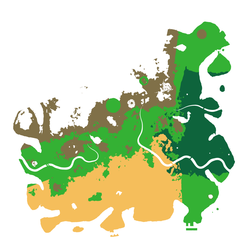 Biome Rust Map: Procedural Map, Size: 4500, Seed: 17190114