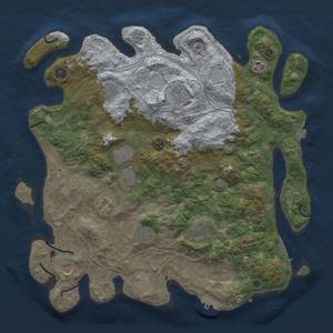 Thumbnail Rust Map: Procedural Map, Size: 4250, Seed: 1575691253, 19 Monuments