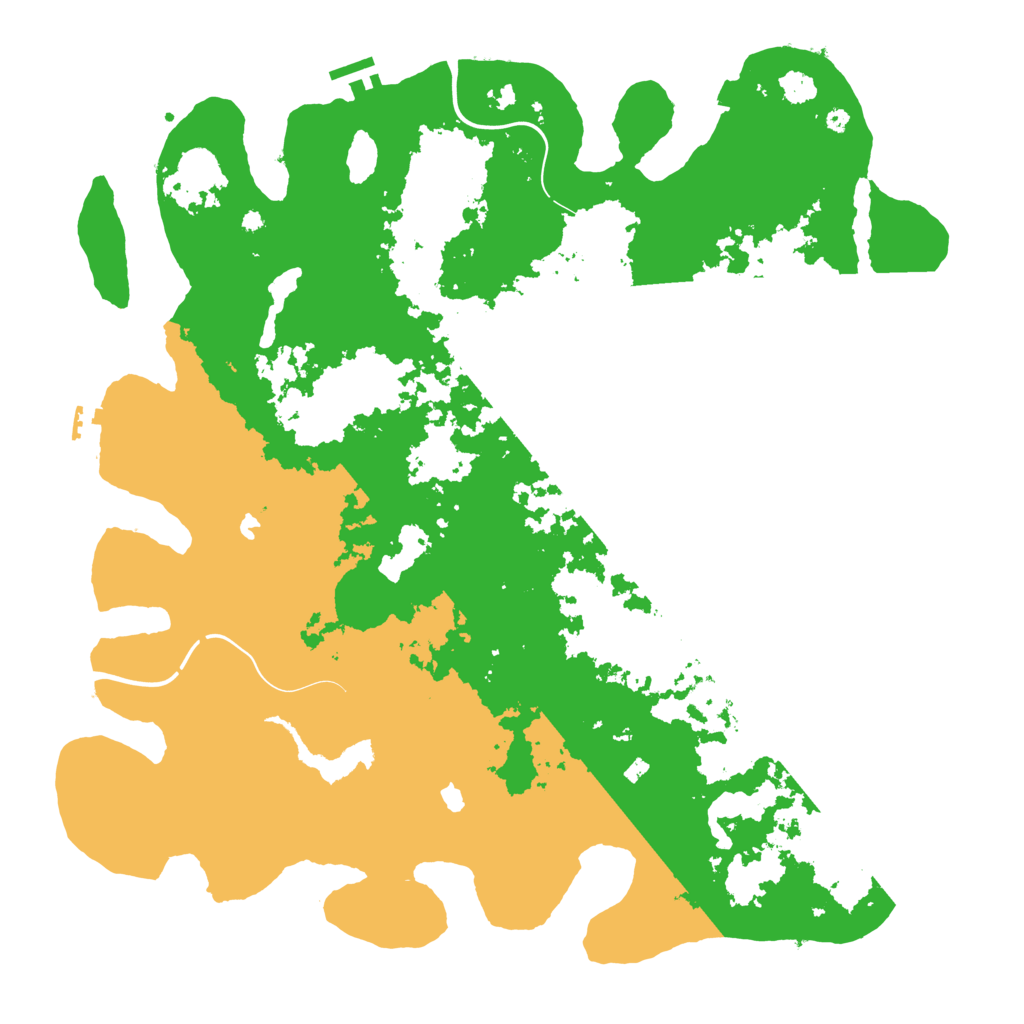 Biome Rust Map: Procedural Map, Size: 4500, Seed: 1455225203