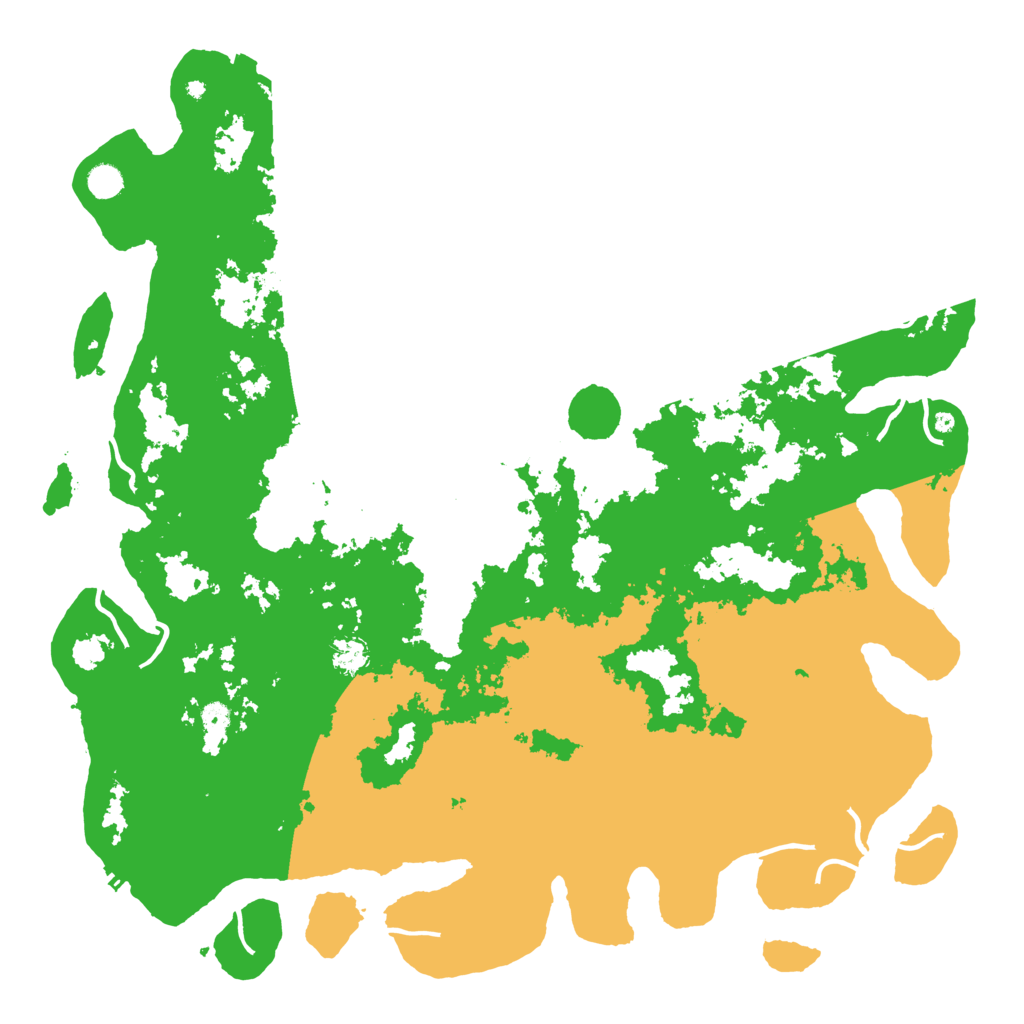 Biome Rust Map: Procedural Map, Size: 5200, Seed: 2147481252