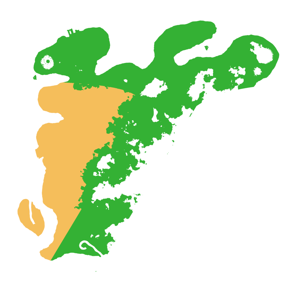 Biome Rust Map: Procedural Map, Size: 3500, Seed: 68742