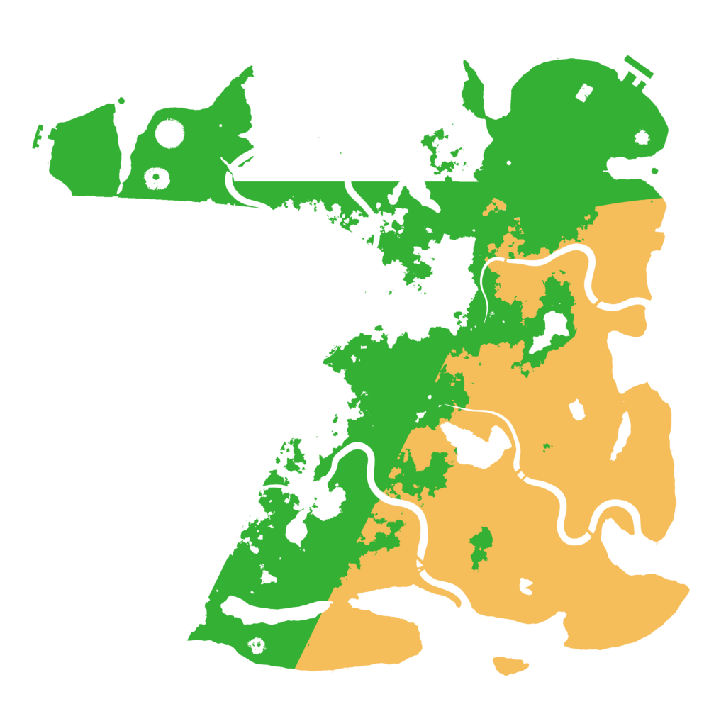 Biome Rust Map: Procedural Map, Size: 4500, Seed: 1907967438