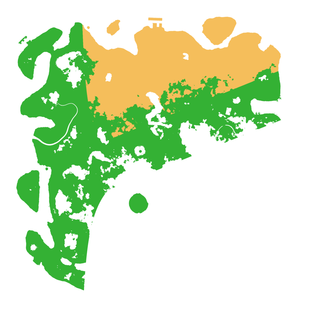 Biome Rust Map: Procedural Map, Size: 4500, Seed: 1161097573