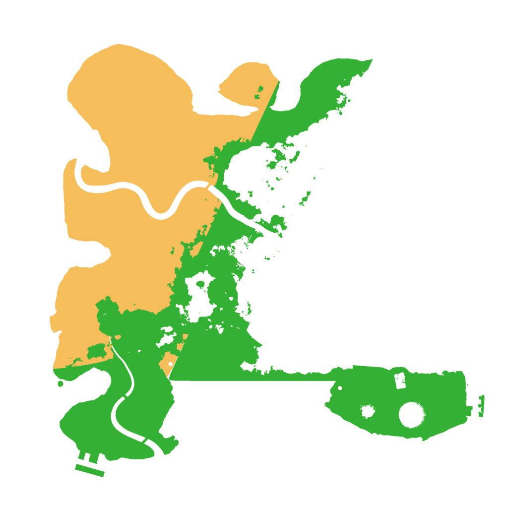 Biome Rust Map: Procedural Map, Size: 3500, Seed: 1672174066