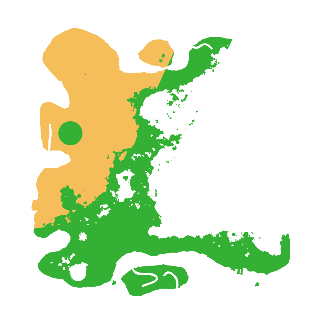 Biome Rust Map: Procedural Map, Size: 3500, Seed: 1672174066