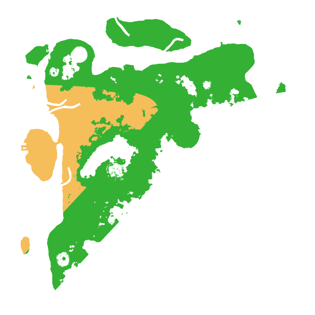 Biome Rust Map: Procedural Map, Size: 3500, Seed: 585947