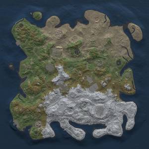 Thumbnail Rust Map: Procedural Map, Size: 4250, Seed: 1483046475, 18 Monuments