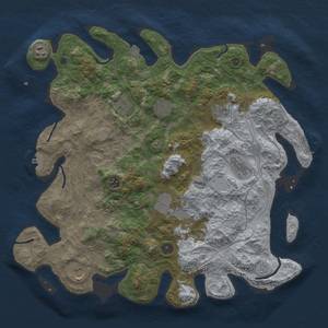 Thumbnail Rust Map: Procedural Map, Size: 4250, Seed: 219584182, 17 Monuments