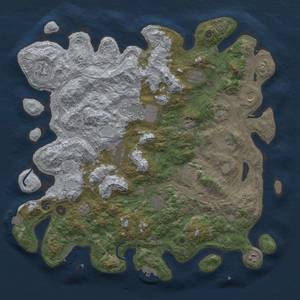 Thumbnail Rust Map: Procedural Map, Size: 4500, Seed: 172775106, 19 Monuments