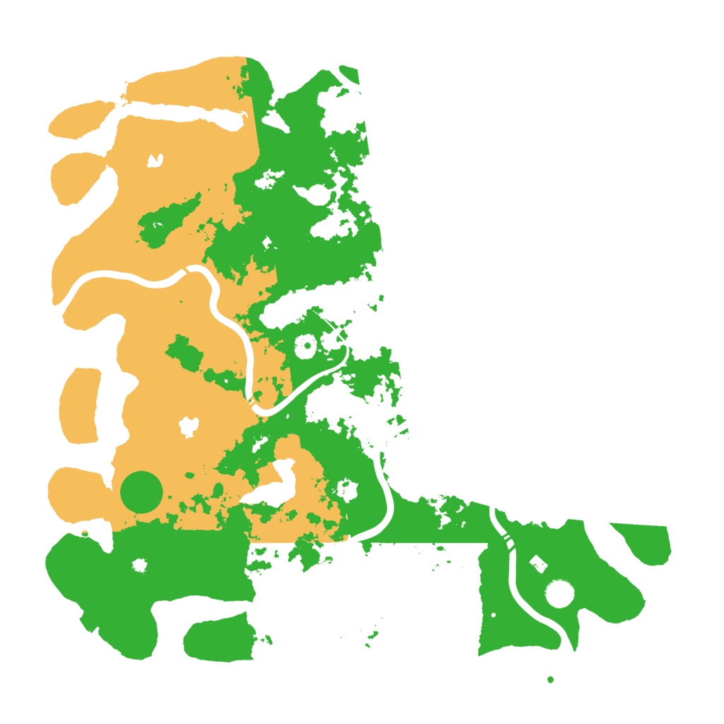 Biome Rust Map: Procedural Map, Size: 4500, Seed: 915270508