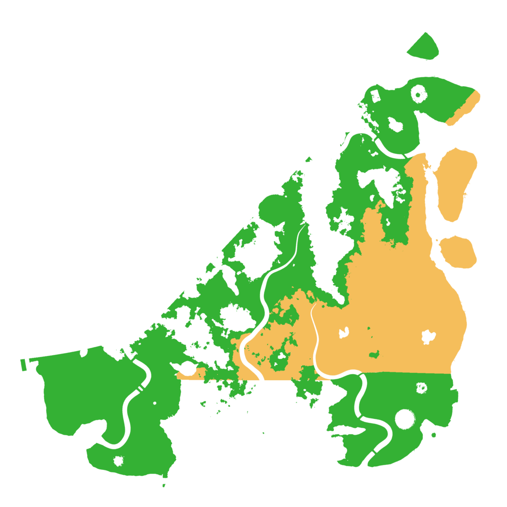 Biome Rust Map: Procedural Map, Size: 4500, Seed: 1477631934