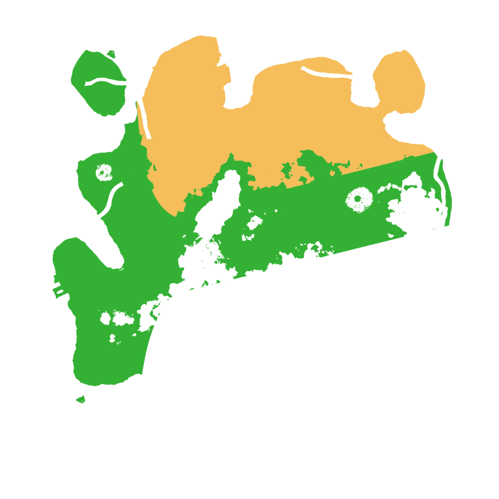Biome Rust Map: Procedural Map, Size: 3000, Seed: 7196
