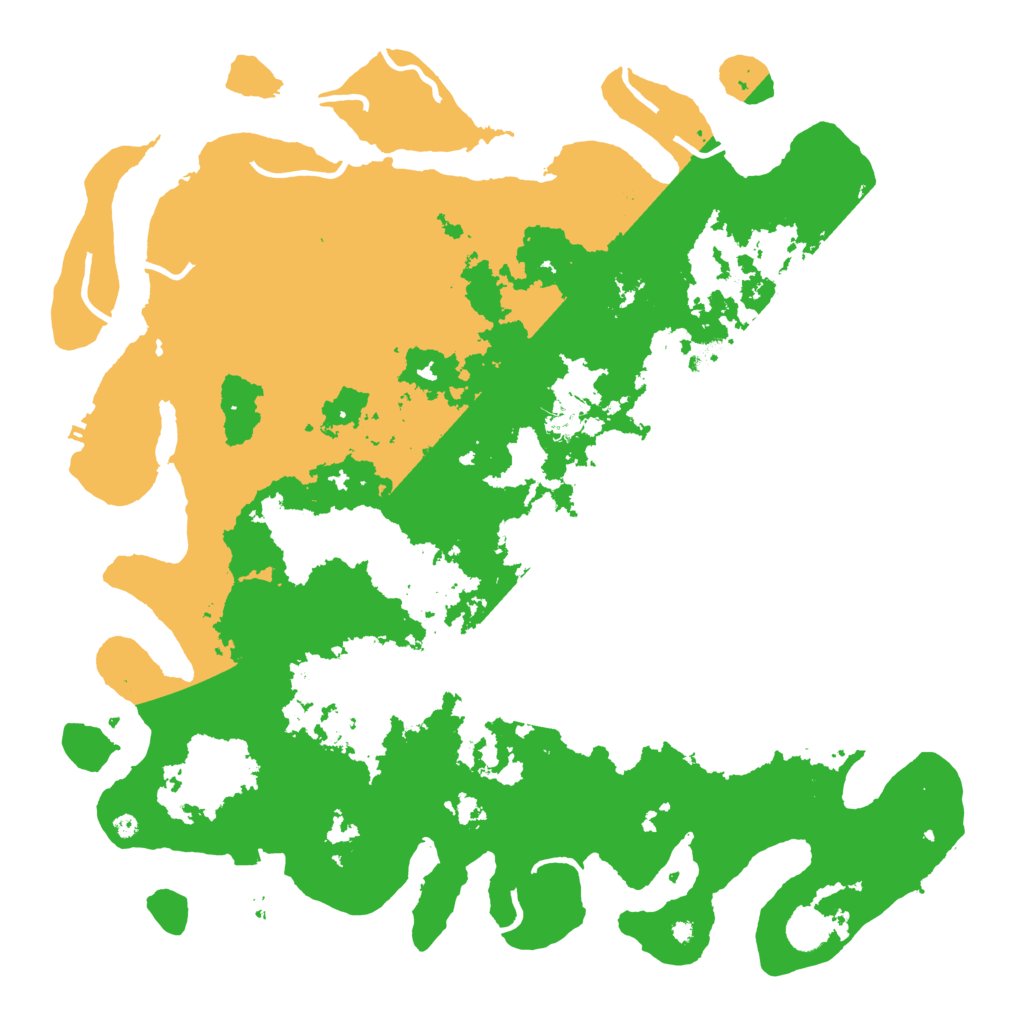 Biome Rust Map: Procedural Map, Size: 4500, Seed: 954921662