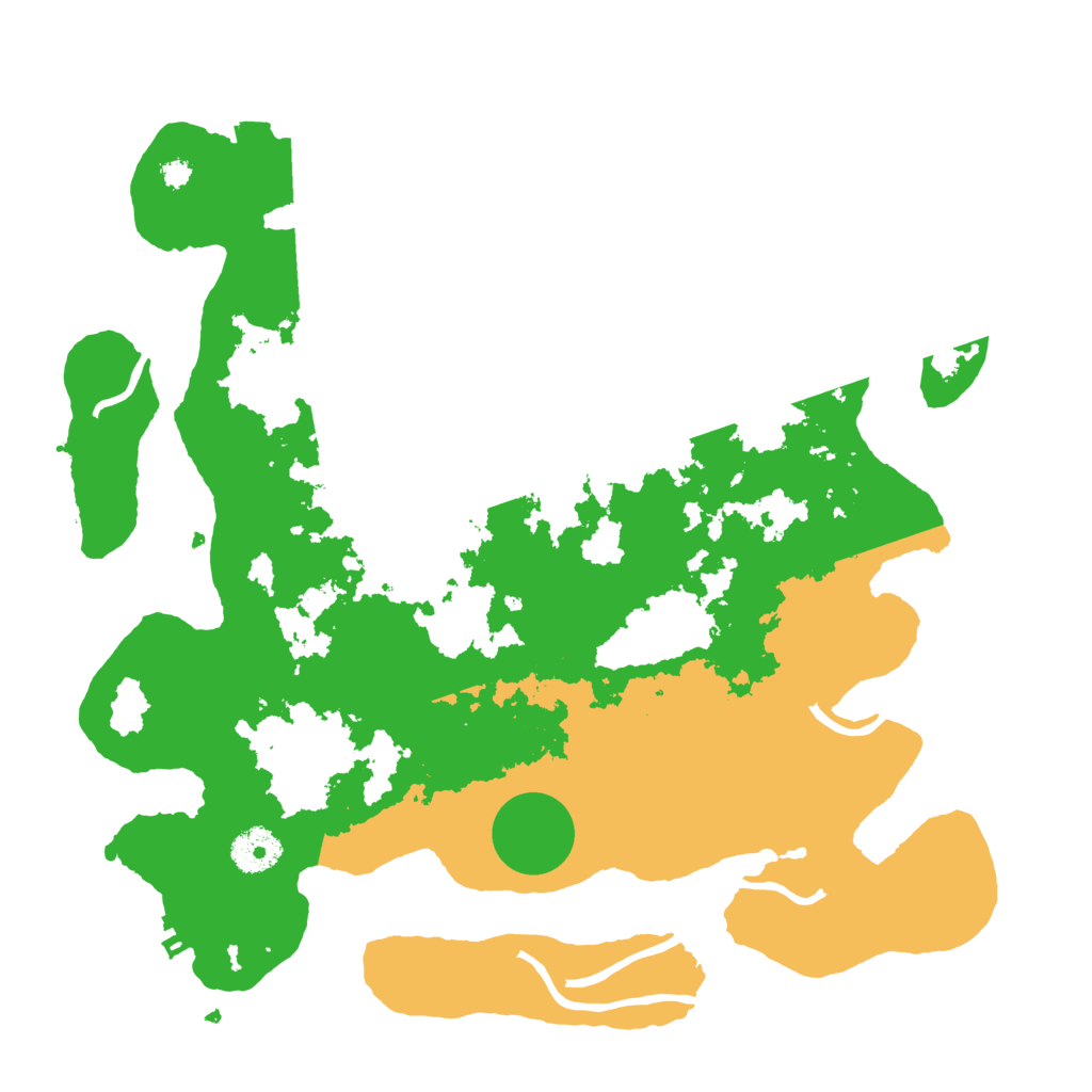 Biome Rust Map: Procedural Map, Size: 3500, Seed: 4606786