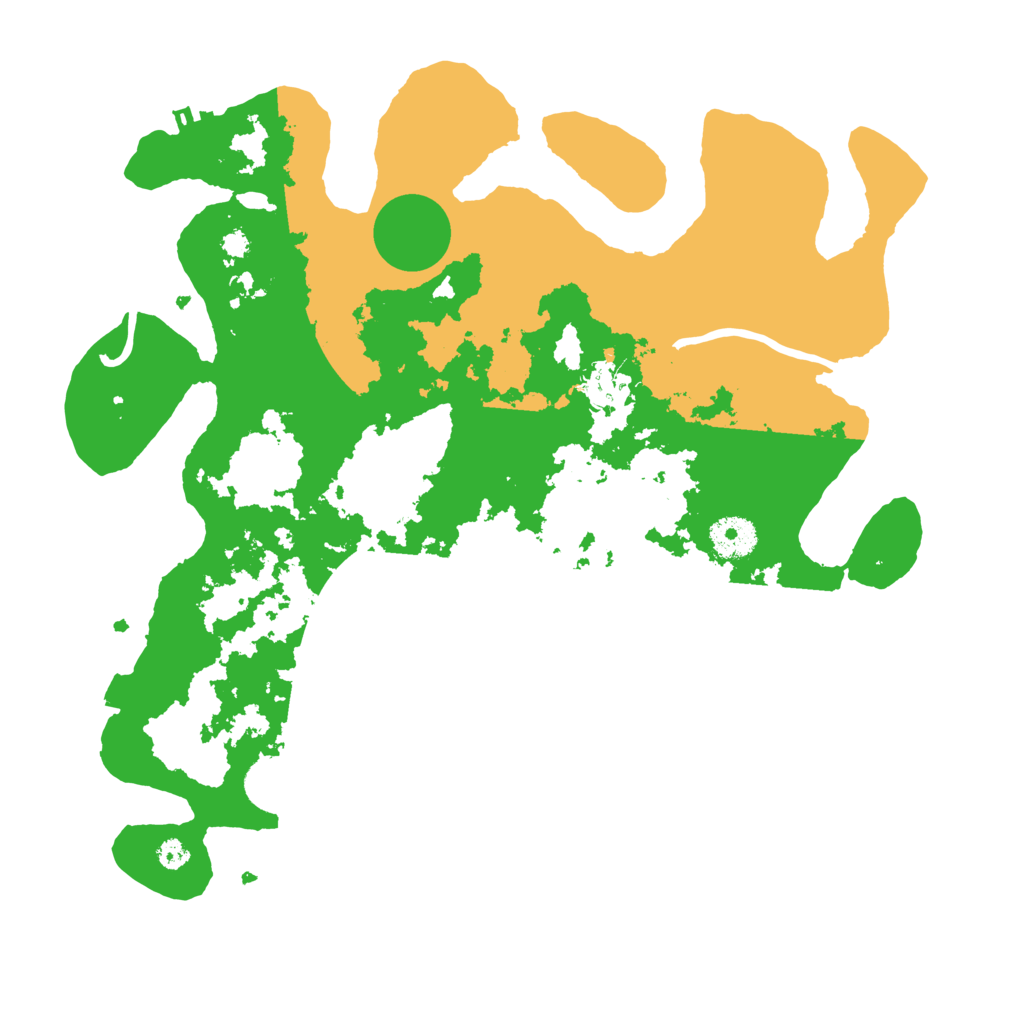 Biome Rust Map: Procedural Map, Size: 3500, Seed: 133683705
