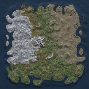 Thumbnail Rust Map: Procedural Map, Size: 5500, Seed: 6248865, 19 Monuments