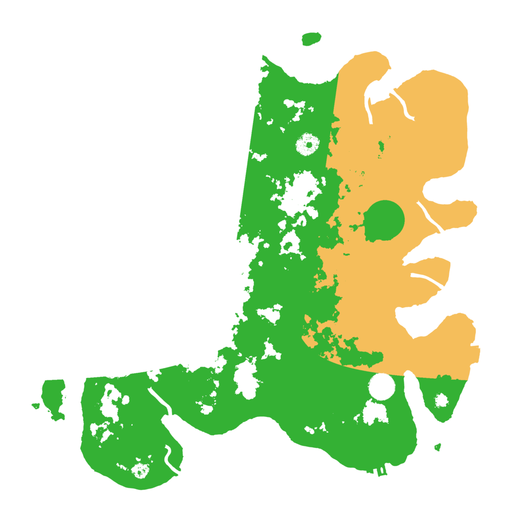 Biome Rust Map: Procedural Map, Size: 3500, Seed: 953570834