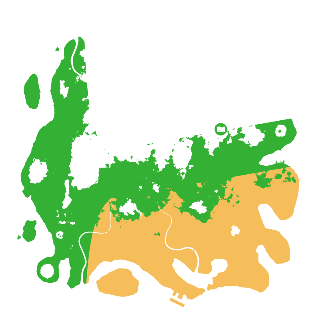 Biome Rust Map: Procedural Map, Size: 4095, Seed: 2031