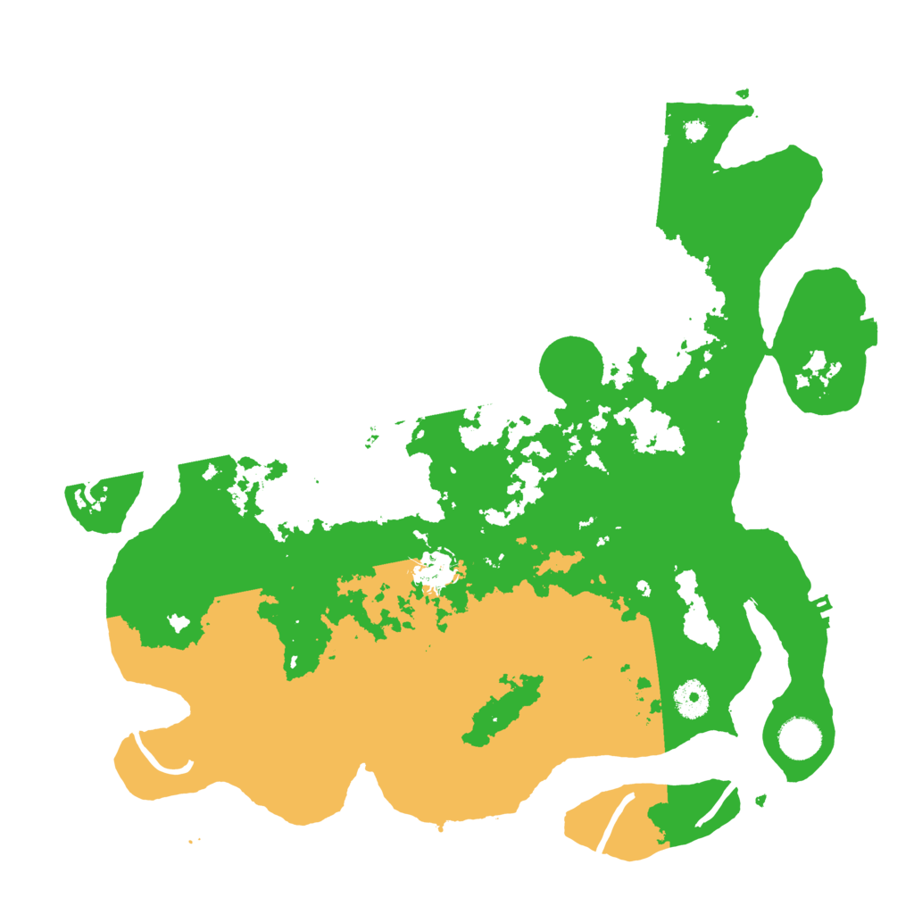 Biome Rust Map: Procedural Map, Size: 3800, Seed: 20230706