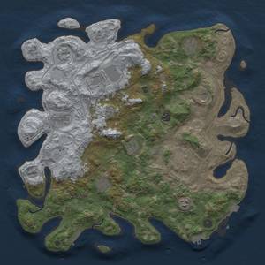 Thumbnail Rust Map: Procedural Map, Size: 4250, Seed: 2006041194, 19 Monuments