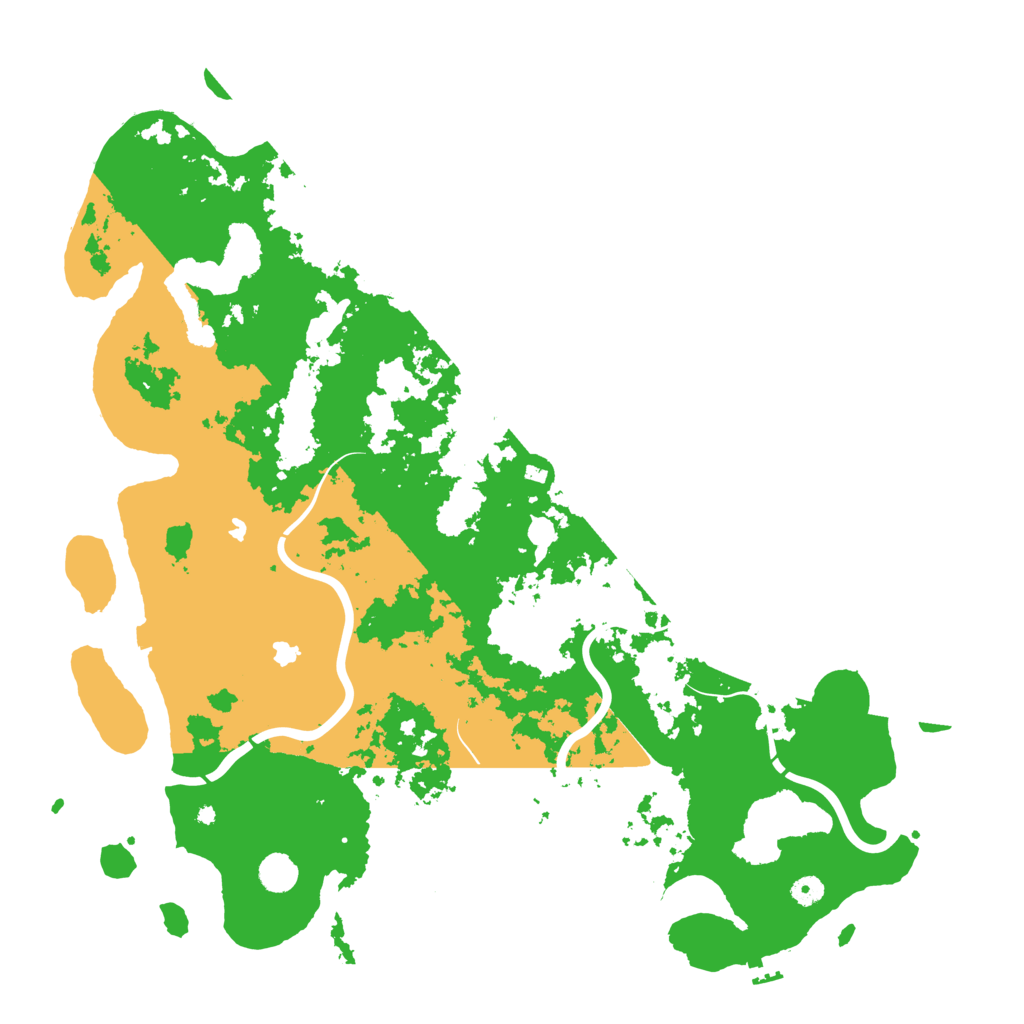 Biome Rust Map: Procedural Map, Size: 5000, Seed: 9812345