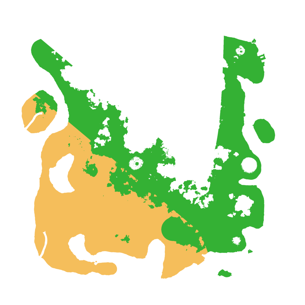 Biome Rust Map: Procedural Map, Size: 3500, Seed: 2121463903