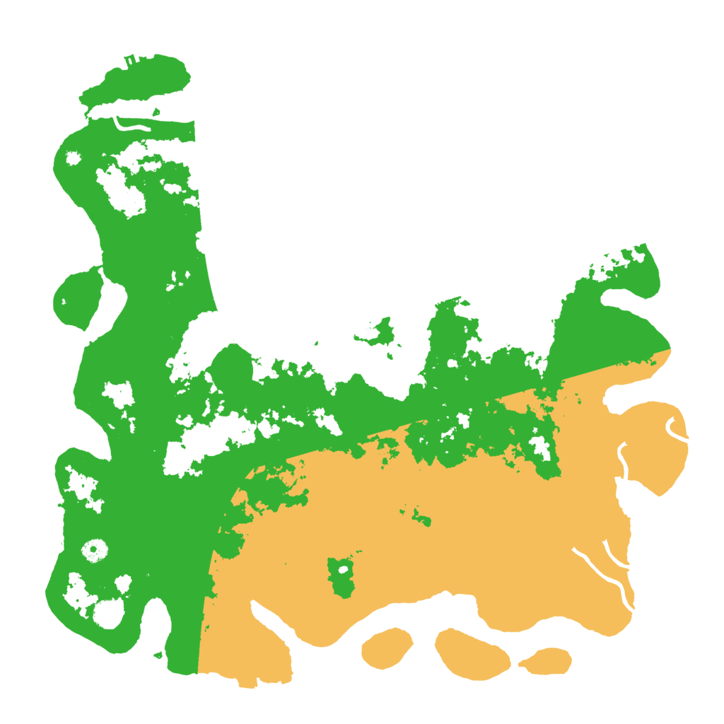 Biome Rust Map: Procedural Map, Size: 4500, Seed: 154321