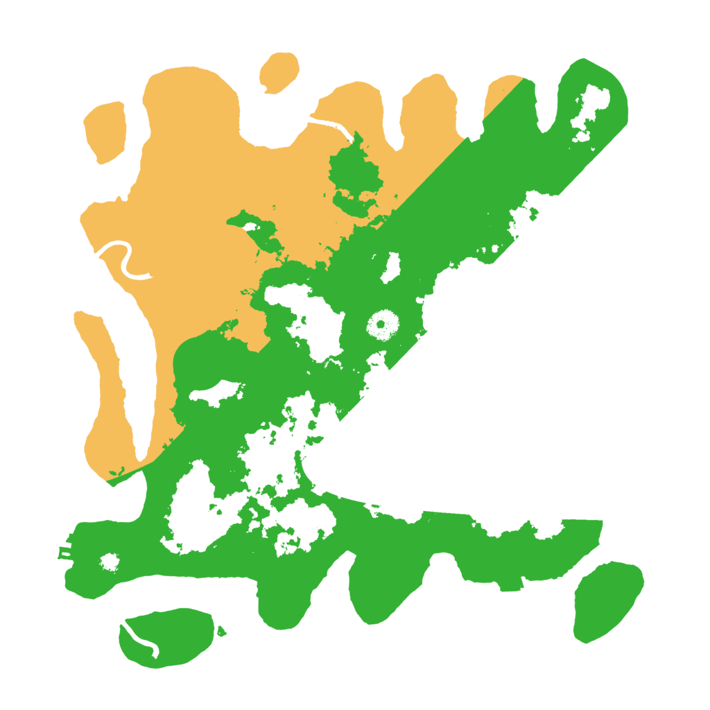 Biome Rust Map: Procedural Map, Size: 3500, Seed: 1213881857