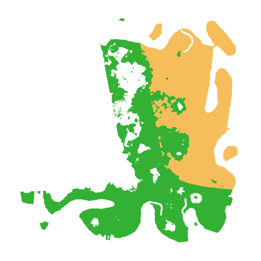 Biome Rust Map: Procedural Map, Size: 3500, Seed: 564955611