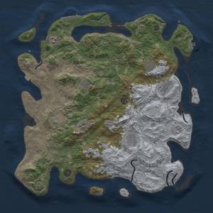 Thumbnail Rust Map: Procedural Map, Size: 4250, Seed: 1817932694, 17 Monuments