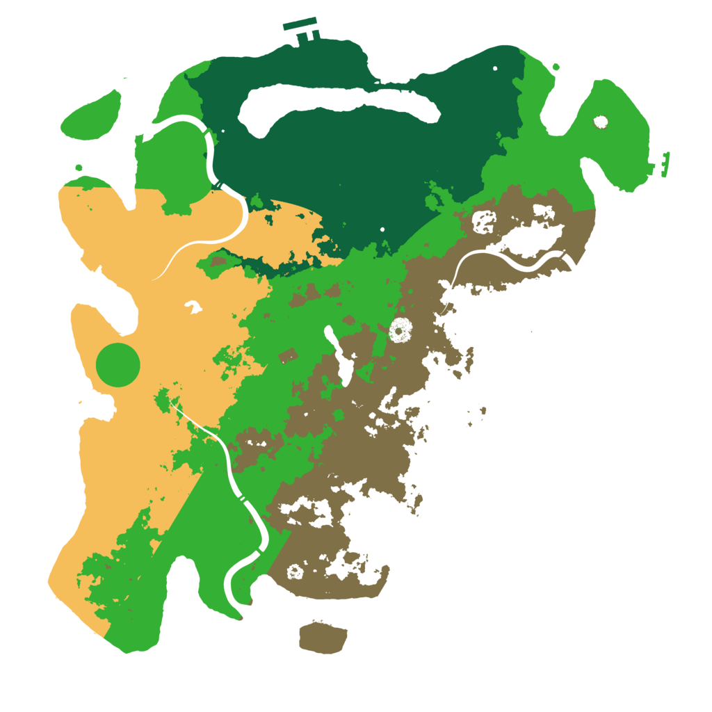 Biome Rust Map: Procedural Map, Size: 4250, Seed: 1817932694