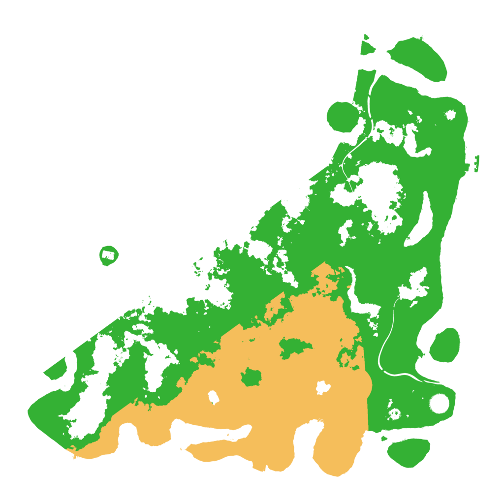 Biome Rust Map: Procedural Map, Size: 4500, Seed: 245429