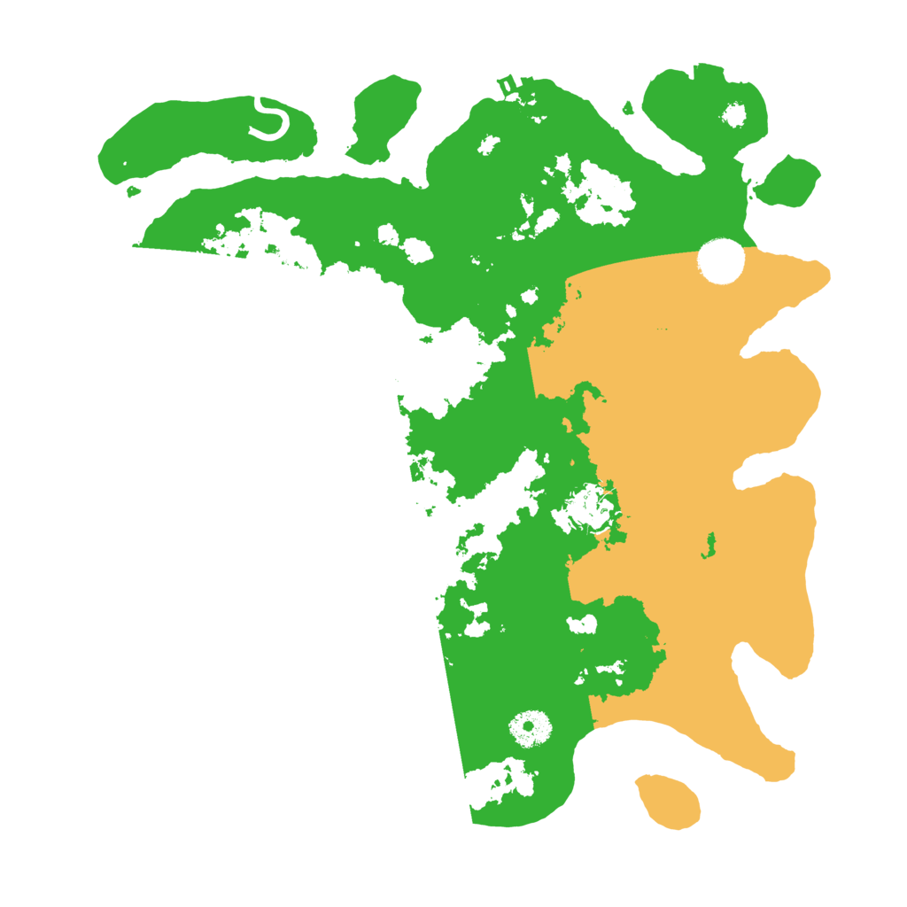 Biome Rust Map: Procedural Map, Size: 3500, Seed: 325234123