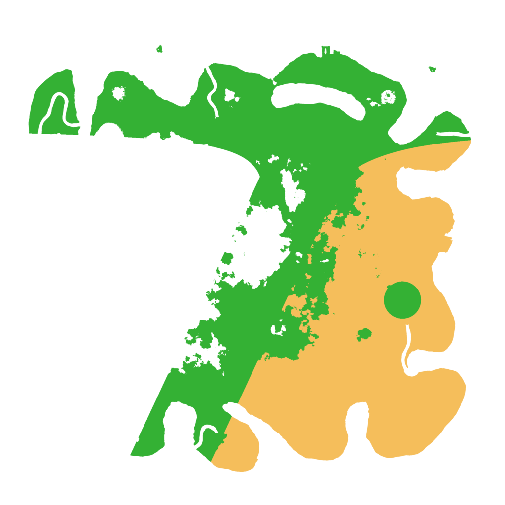 Biome Rust Map: Procedural Map, Size: 3600, Seed: 23154997