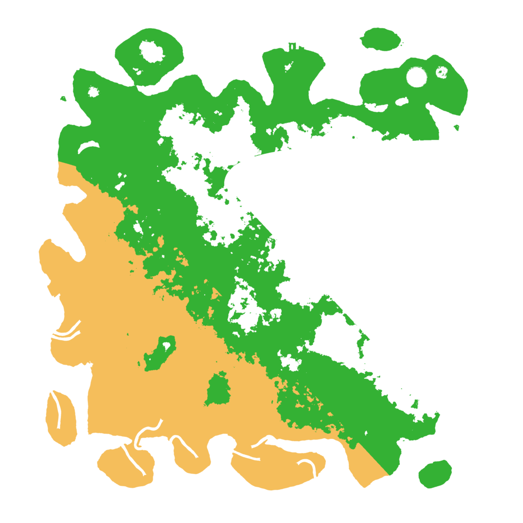 Biome Rust Map: Procedural Map, Size: 4500, Seed: 2027049761