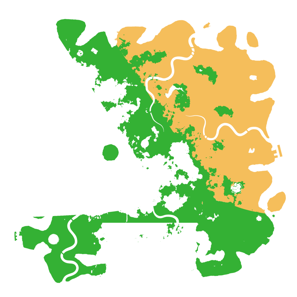 Biome Rust Map: Procedural Map, Size: 5000, Seed: 959845880