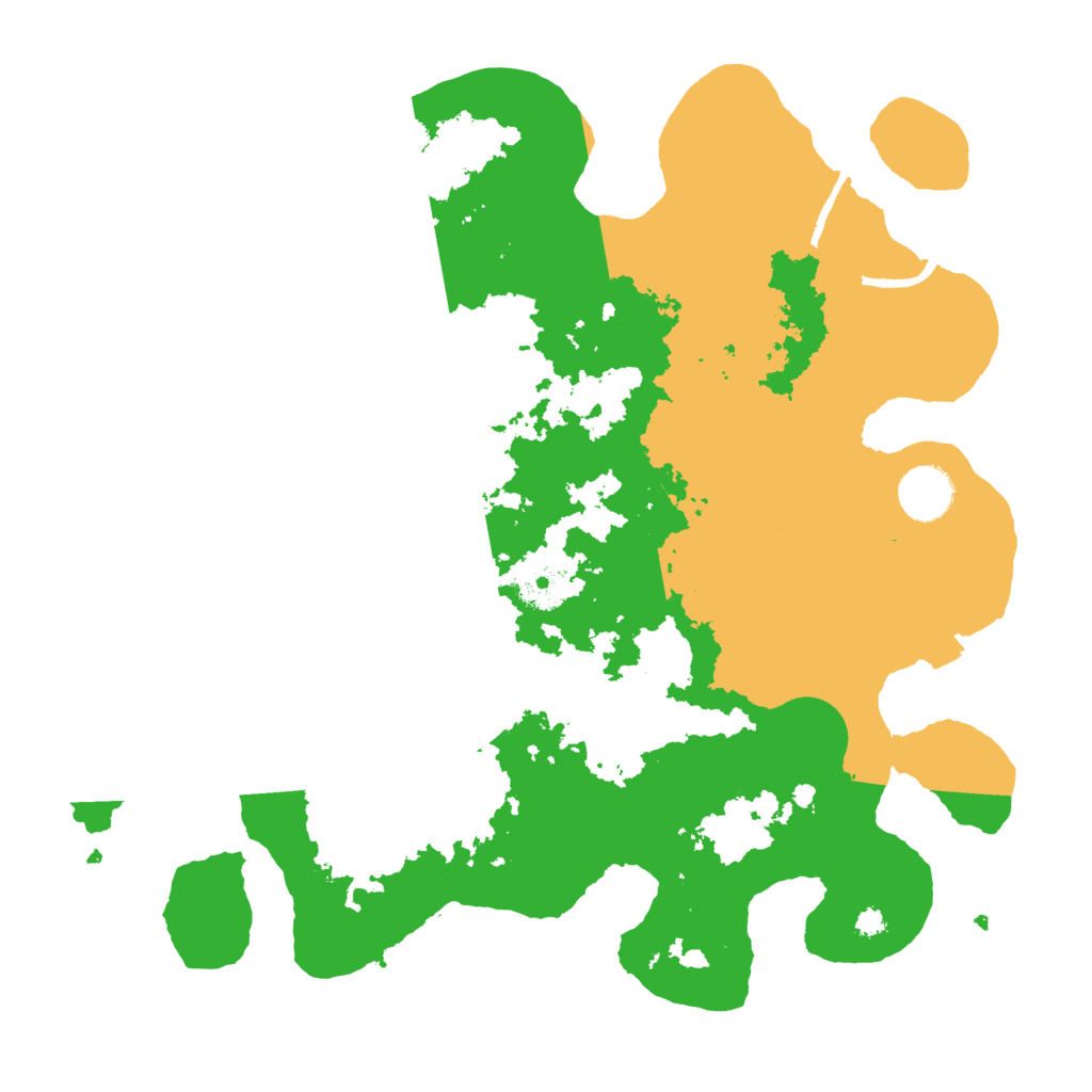Biome Rust Map: Procedural Map, Size: 3500, Seed: 480730