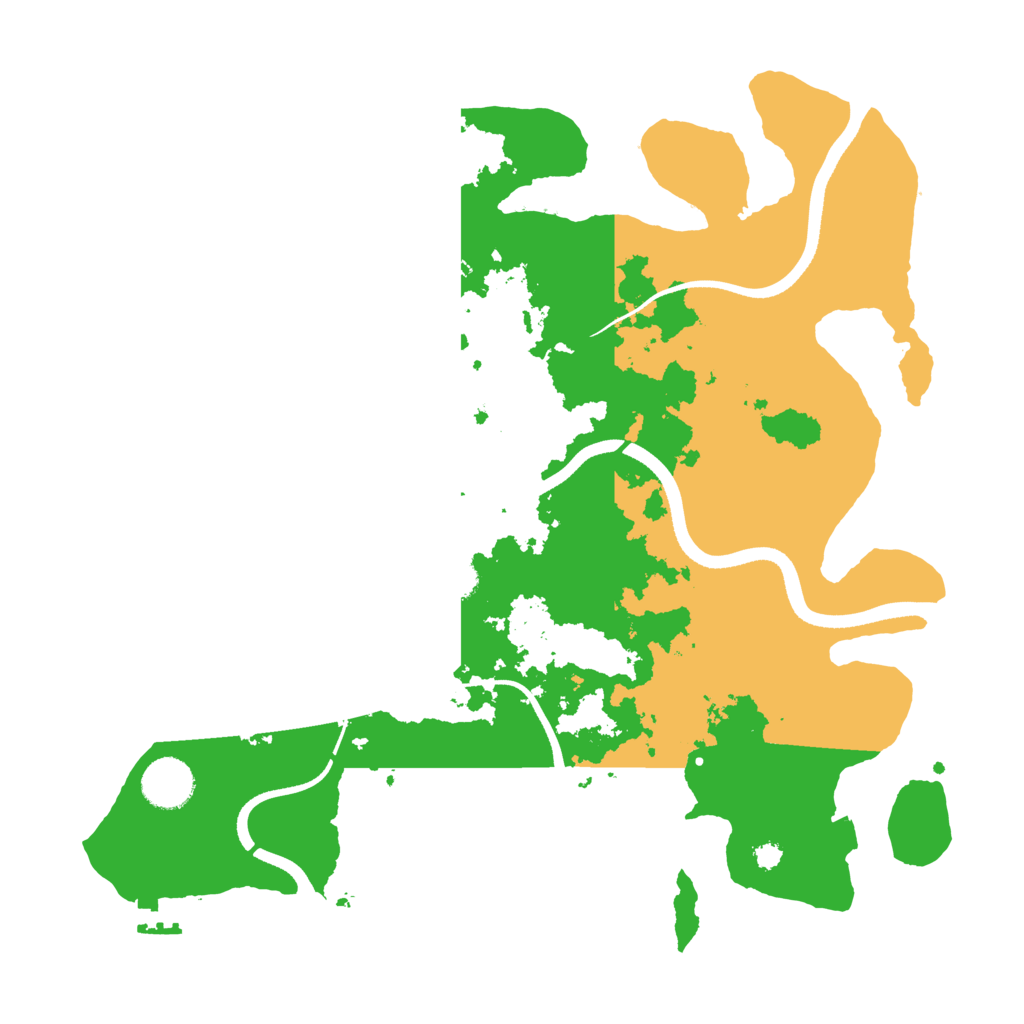 Biome Rust Map: Procedural Map, Size: 3500, Seed: 789722196