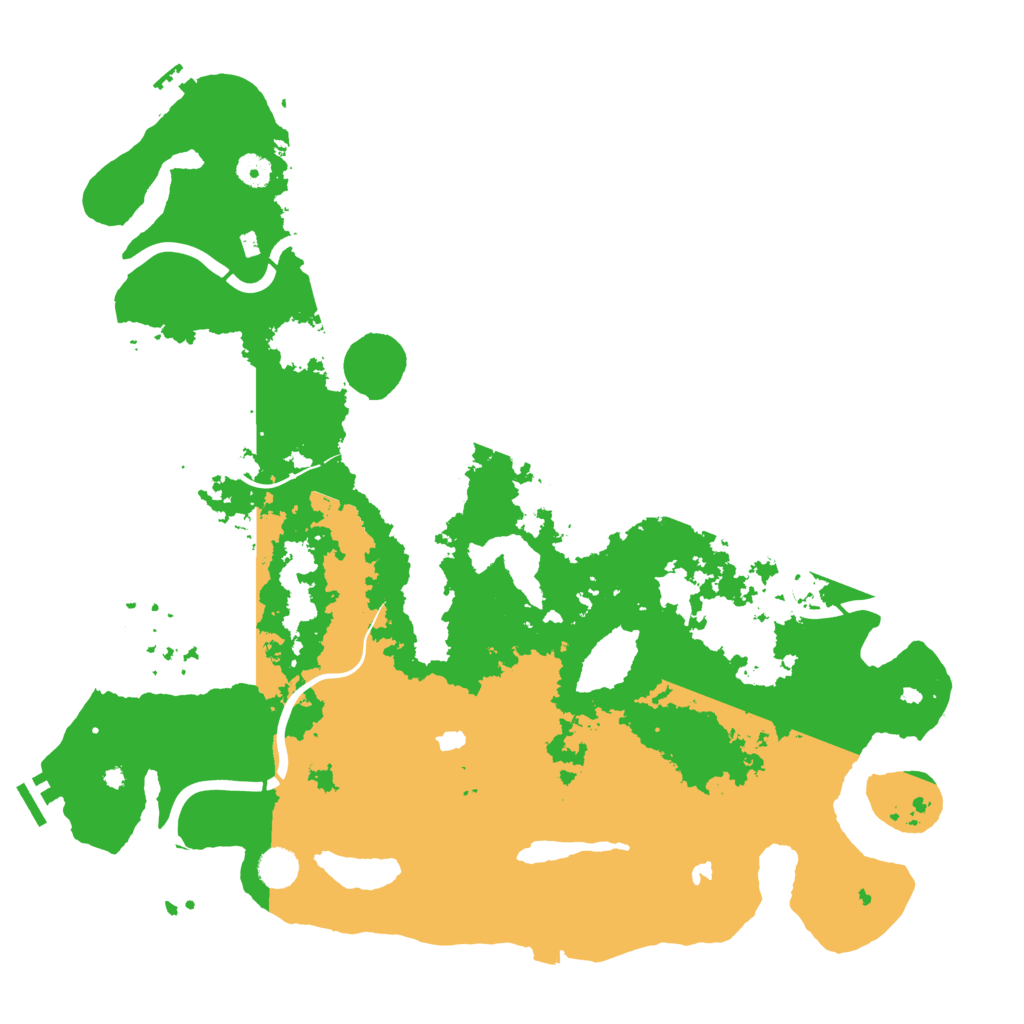 Biome Rust Map: Procedural Map, Size: 4500, Seed: 1339606300