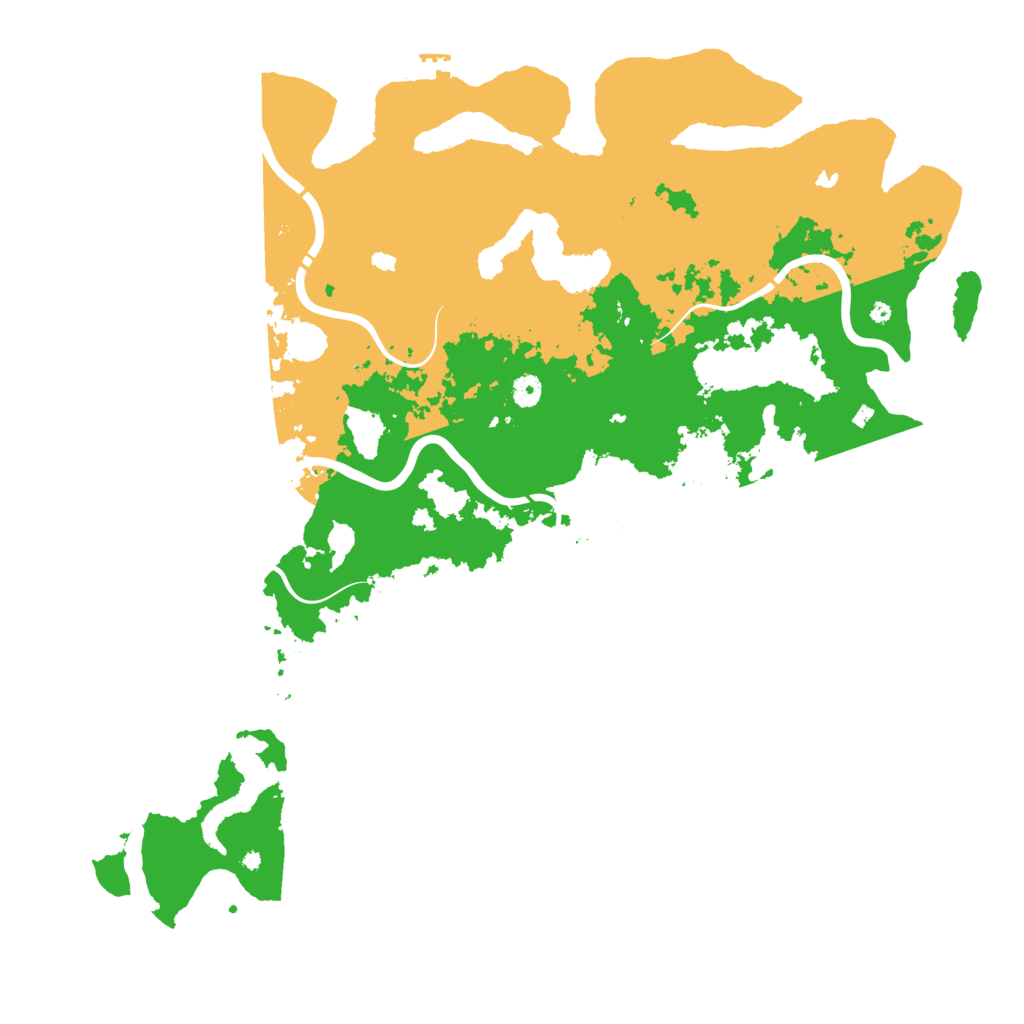 Biome Rust Map: Procedural Map, Size: 5000, Seed: 323532353
