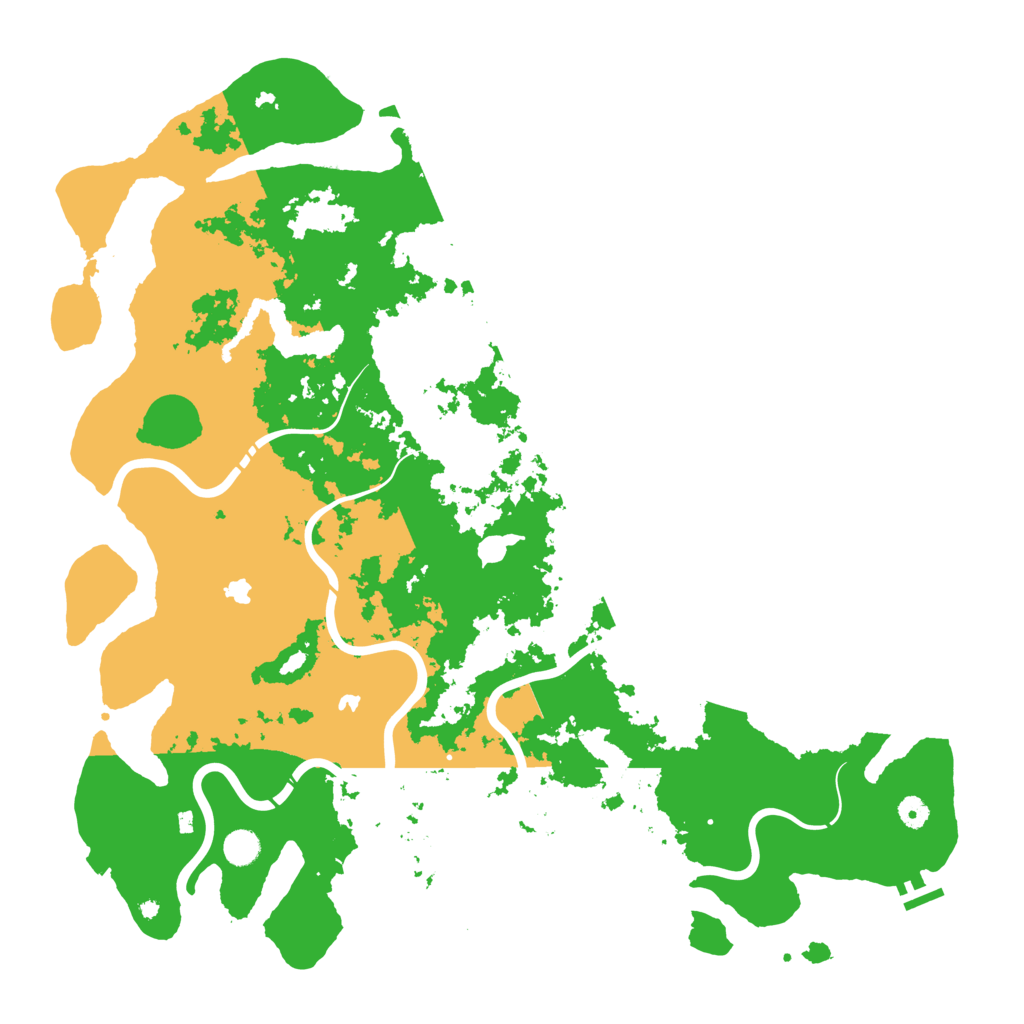 Biome Rust Map: Procedural Map, Size: 5000, Seed: 1406667605