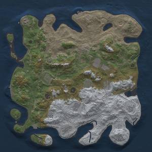 Thumbnail Rust Map: Procedural Map, Size: 4250, Seed: 426587260, 19 Monuments